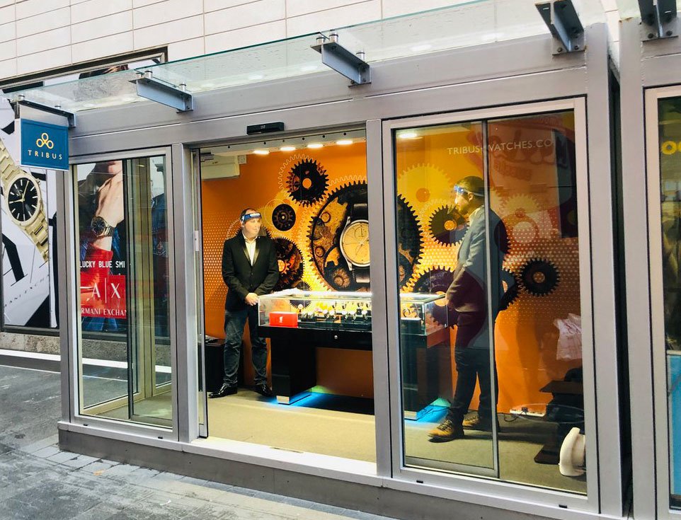 Tribus, Liverpool ONE A stylish retail unit for Tribus, Liverpool FC's global watch brand